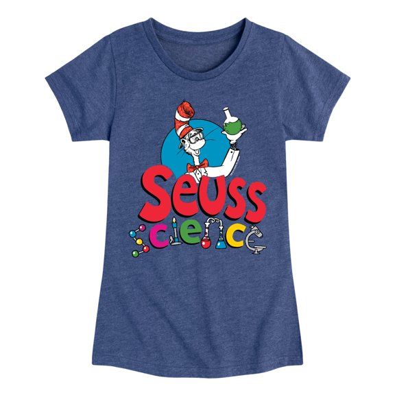 The Cat in the Hat - Seuss Science - Toddler And Youth Girls Short Sleeve Graphic T-Shirt