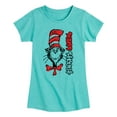 thumbnail image 1 of The Cat in the Hat - Seuss Street - Toddler & Youth Girls Short Sleeve Graphic T-Shirt, 1 of 4