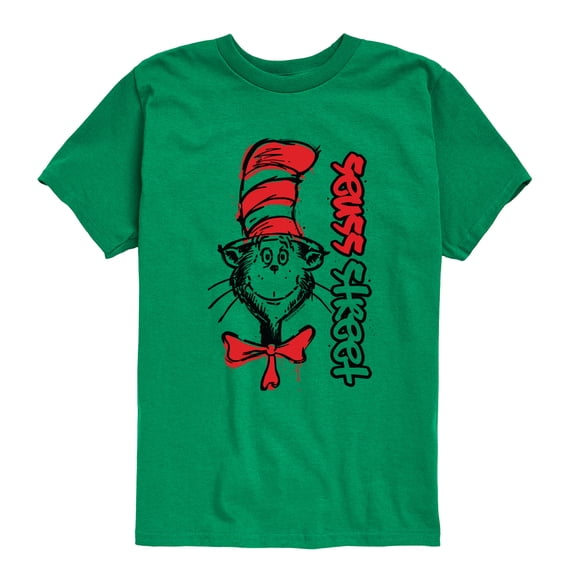 The Cat in the Hat - Seuss Street - Toddler & Youth Short Sleeve Graphic T-Shirt