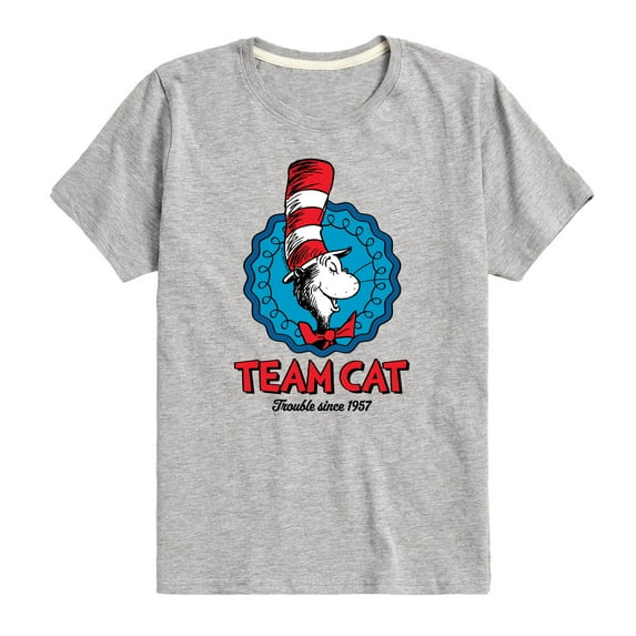 The Cat in the Hat - Team Cat - Toddler & Youth Short Sleeve Graphic T-Shirt