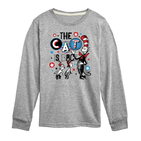 The Cat in the Hat - The Cat Is Back Stars - Toddler & Youth Long Sleeve Graphic T-Shirt