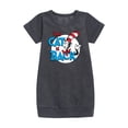 thumbnail image 1 of Cat in the Hat - The Cat Is Back - Toddler & Youth Girls Fleece Dress, 1 of 1