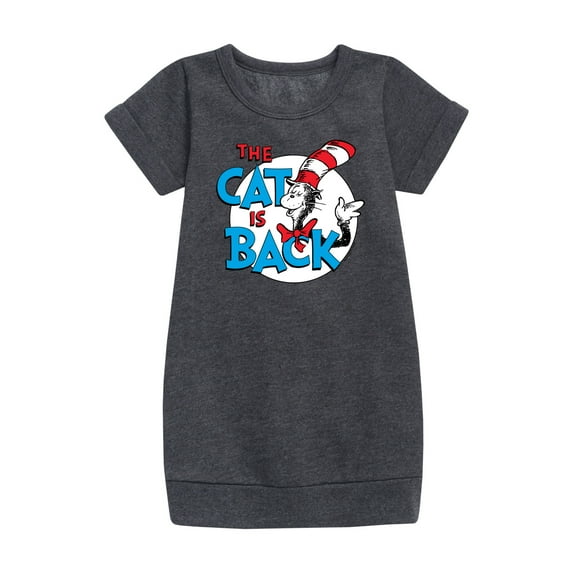 Cat in the Hat - The Cat Is Back - Toddler & Youth Girls Fleece Dress