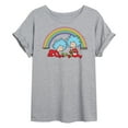 thumbnail image 1 of The Cat in the Hat - Thing 1 2 Rainbow - Juniors Oversized Graphic T-Shirt, 1 of 5