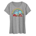 thumbnail image 1 of The Cat in the Hat - Thing 1 2 Rainbow - Women's Short Sleeve Graphic T-Shirt, 1 of 5