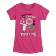 thumbnail image 1 of Cat in the Hat - Think Like Proton Be Positive - Toddler And Youth Girls Short Sleeve Graphic T-Shirt, 1 of 5