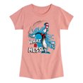 thumbnail image 1 of Cat in the Hat - What A Mess - Toddler & Youth Girls Short Sleeve Graphic T-Shirt, 1 of 4
