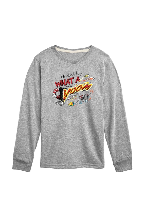 - What A Voom - Toddler & Youth Long Sleeve Graphic T-Shirt