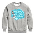 thumbnail image 1 of Cat in the Hat - Wonder And Think - Kids Crew Fleece, 1 of 5