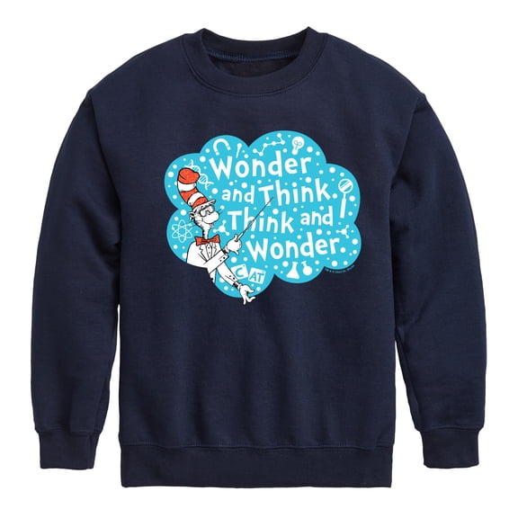 Cat in the Hat - Wonder And Think - Kids Crew Fleece