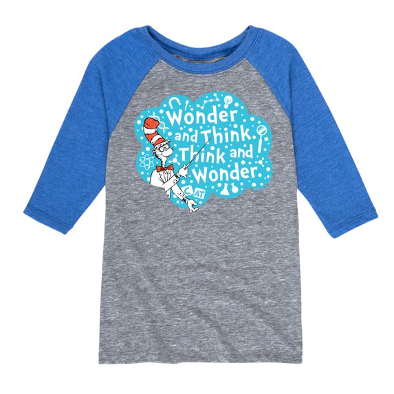 Cat in the Hat - Wonder And Think - Kids Raglan