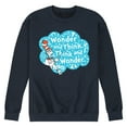 thumbnail image 1 of Cat in the Hat - Wonder And Think - Men's Crew Neck Fleece Pullover, 1 of 5