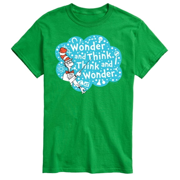 Cat in the Hat - Wonder And Think - Men's Short Sleeve Graphic T-Shirt