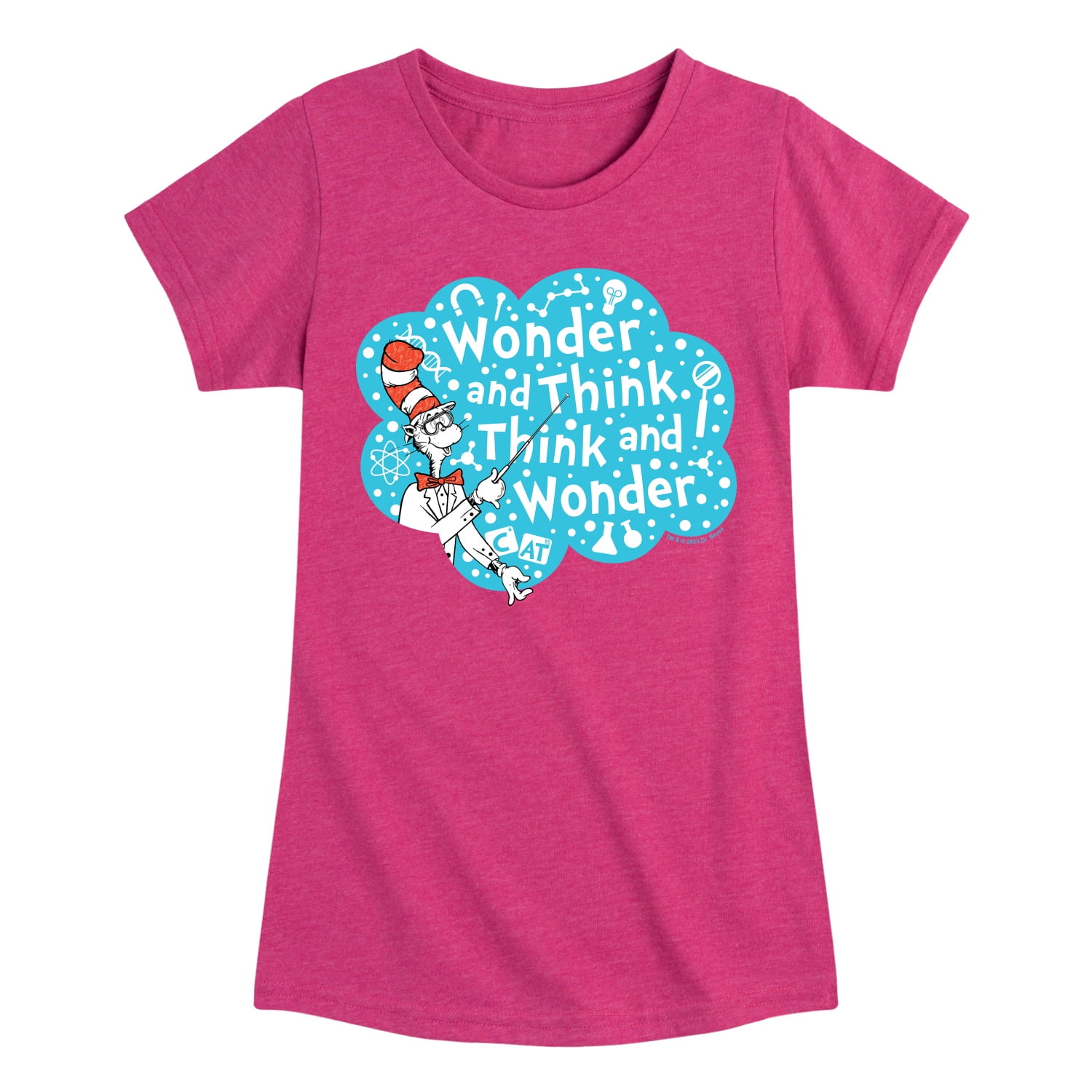 Girls cat in the hat shirt outlet