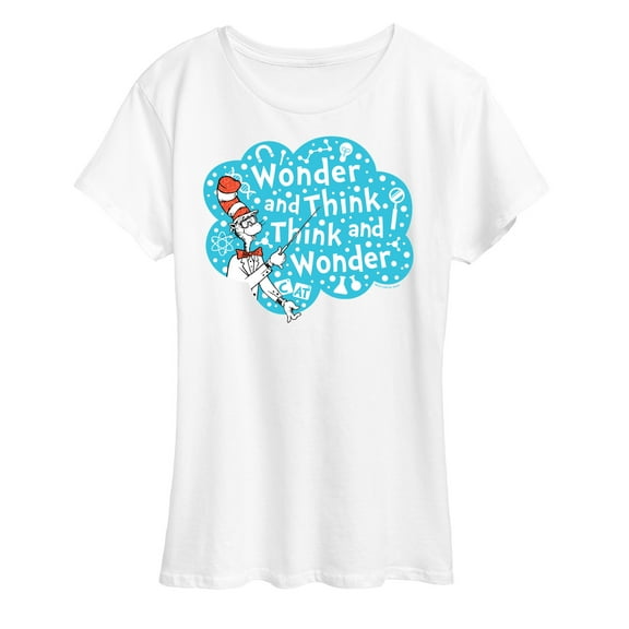 Cat in the Hat - Wonder And Think - Women's Short Sleeve Graphic T-Shirt