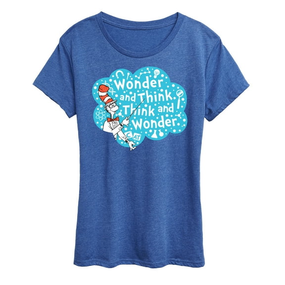 Cat in the Hat - Wonder And Think - Women's Short Sleeve Graphic T-Shirt