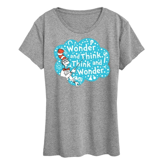 Cat in the Hat - Wonder And Think - Women's Short Sleeve Graphic T-Shirt