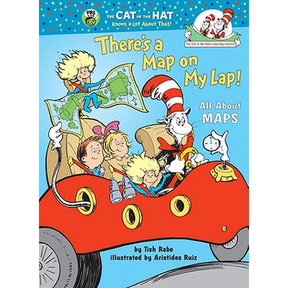 Cat in the Hat's Learning Library (Hardcover): There's a Map on My Lap! : All about Maps (Hardcover)