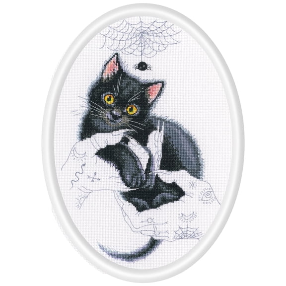 Cat magic M905 Counted Cross Stitch Kit