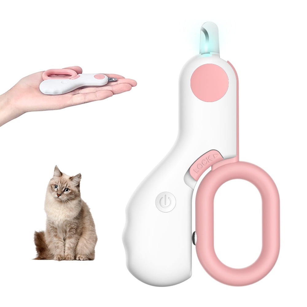 Cat nail clippers for small animals, dog nail trimmers with LED lights, and  the best cat claw care kit for home beauty - Walmart.com