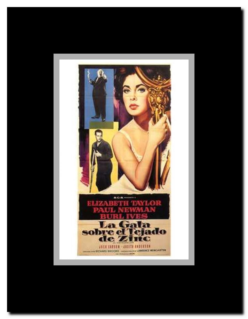 Cat on a Hot Tin Roof Framed Movie Poster