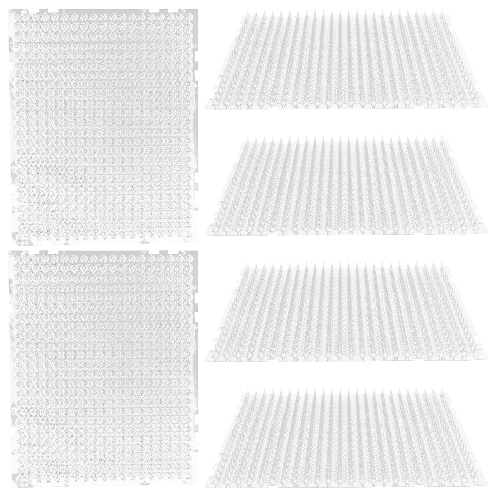 Cat proof Mat Deterrent Outdoor Pad Plastic Sofa Barrier Repellant The 6 Pcs