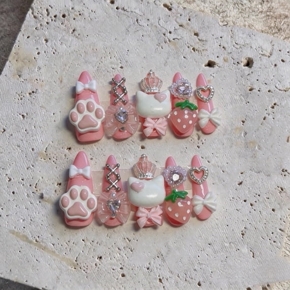 "Cat's Claw Strawberry Custard"