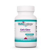 NutriCology Cats Claw Inner Bark Extract - 1.13 g Inner Bark Extract - Supports Immune and Joint Health - Vegetarian Capsules - Hypoallergenic Formula - 30 Servings - 60 Capsules