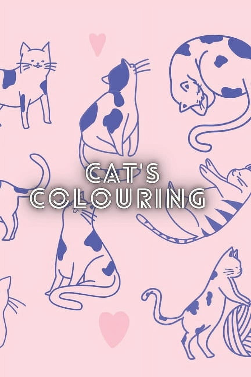 Cat's Colouring : Activity book provides animals colouring book for kids (Paperback)