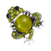 Cat's Eye Frog Dangle Earrings, Cute Jewelry for Women & Collectors