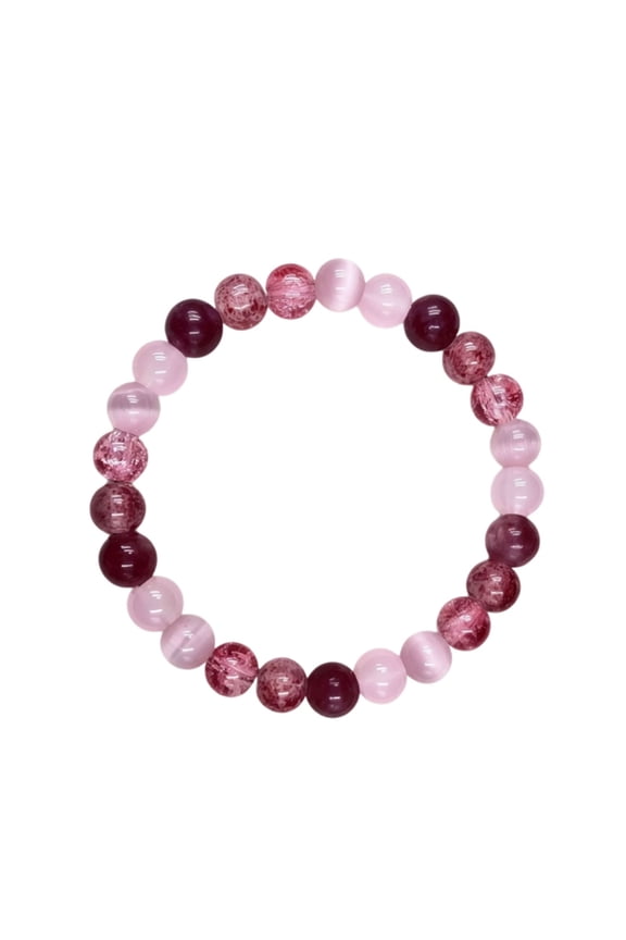 Cat's Eye Stone Adjustable Bracelet, Natural Stone Energy Talisman