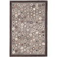 thumbnail image 1 of Dash & Albert Cat's Paw Hand Micro Hooked Wool Rug, 3' x 5', Grey, 1 of 6