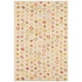 thumbnail image 1 of Dash & Albert Cat's Paw Hand Micro Hooked Wool Rug, 4' x 6', Pastel, 1 of 6