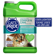 Cat's Pride Complete Care Unscented Multi-Cat Clumping Clay Cat Litter, 10 lb Jug