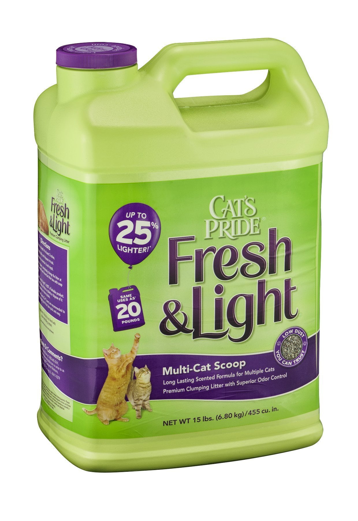 Cat's Pride Fresh & Light Fresh and Clean Scent Cat Litter 15 lb.
