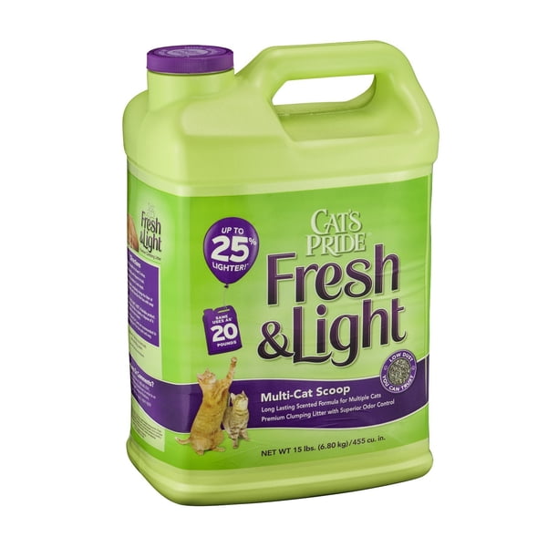 Cat's Pride Fresh Light Fresh and Clean Scent Cat Litter 15