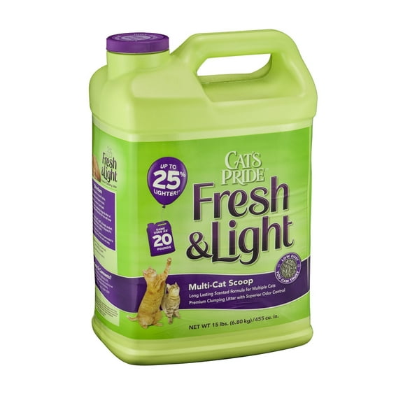 Cat's Pride Fresh & Light Fresh and Clean Scent Cat Litter 15 lb.