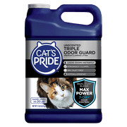 Cat's Pride Max Power Triple Odor Guard Unscented Clumping Cat Litter, 15 lb Jug