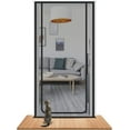 thumbnail image 1 of Cat screen Door Fits Door Size 80cm x 200cm, Heavy Duty Pet Screen Door, Prevent Dogs Cats from Running around Double Zip, 1 of 6