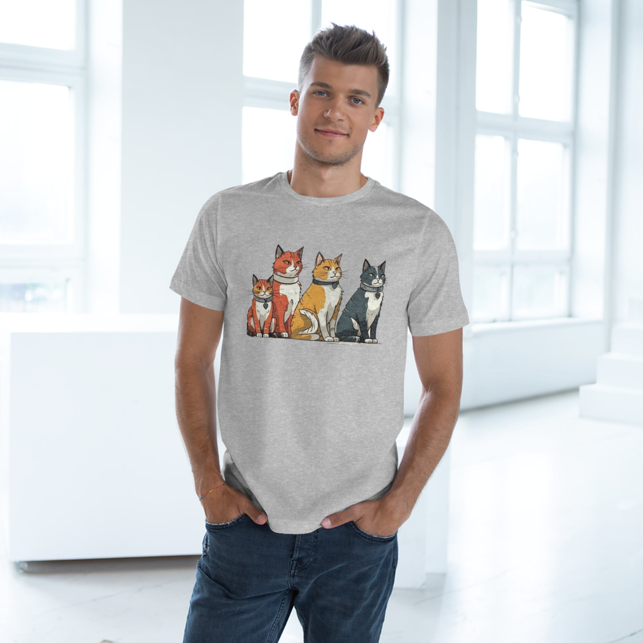 Cool Custom Cat Shirt Perfect Gift for Cat Lovers Bangladesh Ubuy - Main Image