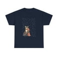 thumbnail image 1 of Cat with Beautiful Scarf in Snow T-shirt, 1 of 2