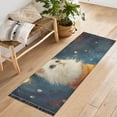 thumbnail image 1 of Cat with Moon Stars Runner Rug Machine Washable Area Rugs Carpet Non Slip Entryway Mat for Bedroom Entryway Front Door, 1 of 7