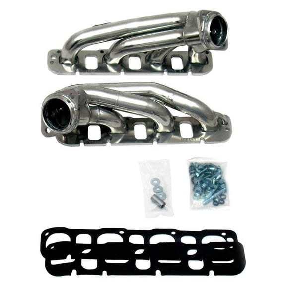 Cat4ward Stainless Steel Silver Ceramic Coated Shorty Exhaust Headers - Silver Ceramic Coated