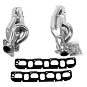 Cat4ward Stainless Steel Silver Ceramic Coated Shorty Exhaust Headers for 2009-2014 Ram S-C 5.7L Hemi