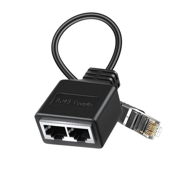 Cat5 Cat6 Cat7 Ethernet Cable RJ45 Network, 1 in 2 Out 1 Split 2 Out Connection Cable, Gigabit Compatible Computer Host Router Switch 100M 1000M 1 Host at a Time