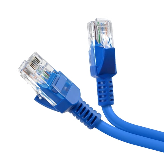 Cat5E Ethernet Cable 10ft Blue, High-speed Gaming LAN Cord for PS5/PS4, Indoor/Outdoor Use, 1Gbps Speed,Gold-Plated RJ45