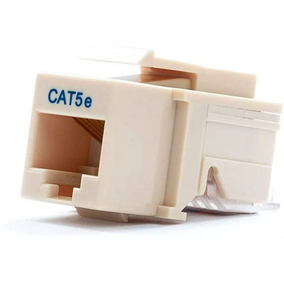 Cat5E Keystone Jack - Toolless (White) By FireFold