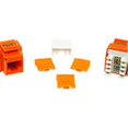 thumbnail image 1 of Cat5E Rj45 Keystone Jack Orange, 1 of 1