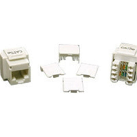 Cat5E Rj45 Keystone Jack White