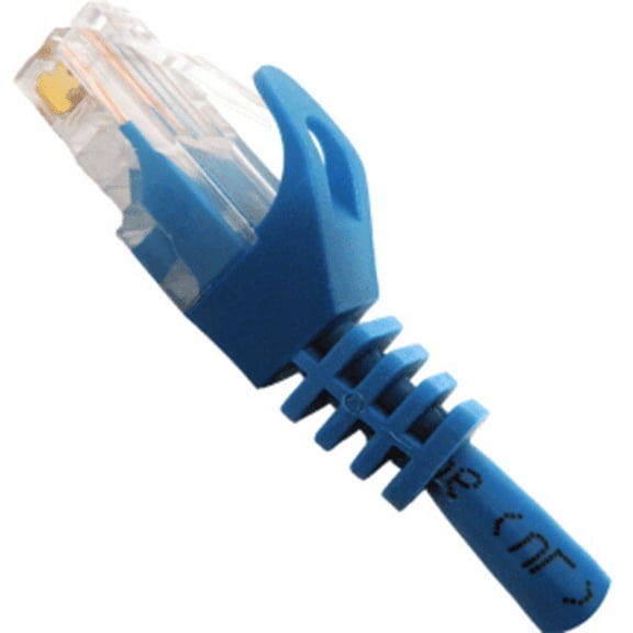 Cat5E Shielded Ethernet Patch Cable Blue 7ft - Internet Cable Snagless Boot Network Wire - High Speed Ethernet Patch Cable 350MHz FTP Cord - 4 UTP 24AWG Stranded Pure Copper Wire